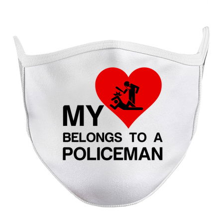 Heart belongs to a Policeman Law enforcement funny tiny thumbnail