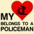 Heart belongs to a Policeman Law enforcement funny tiny thumbnail