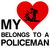 Heart belongs to a Policeman Law enforcement funny tiny thumbnail