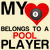 Heart belongs to a Pool player funny sports tiny thumbnail
