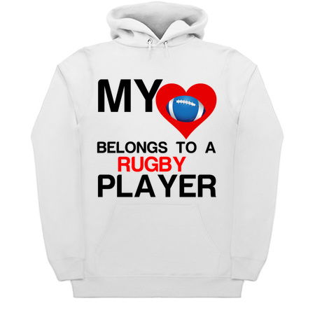 Heart belongs to a Rugby player funny sports tiny thumbnail