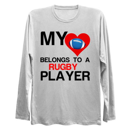 Heart belongs to a Rugby player funny sports tiny thumbnail