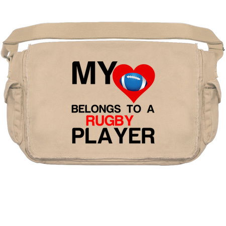 Heart belongs to a Rugby player funny sports tiny thumbnail
