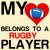Heart belongs to a Rugby player funny sports tiny thumbnail