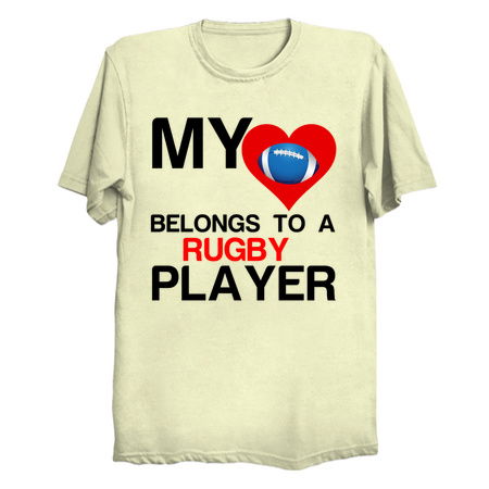 Heart belongs to a Rugby player funny sports tiny thumbnail
