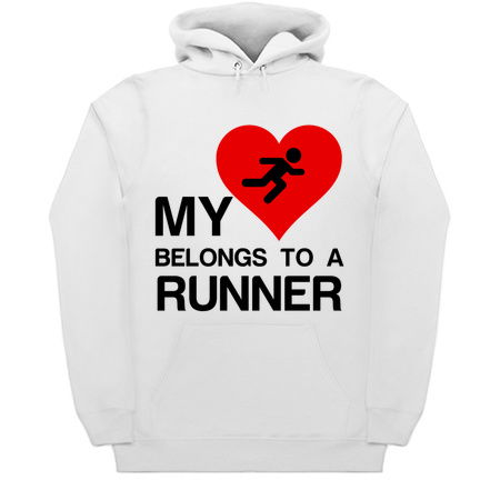 Heart belongs to a Runner Athletics funny sports tiny thumbnail