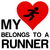 Heart belongs to a Runner Athletics funny sports tiny thumbnail