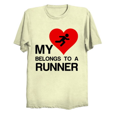 Heart belongs to a Runner Athletics funny sports tiny thumbnail