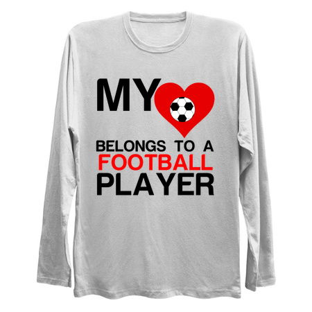Heart belongs to a Football player funny sports tiny thumbnail