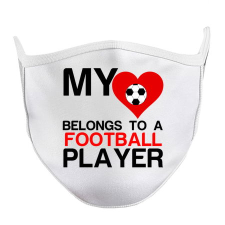 Heart belongs to a Football player funny sports tiny thumbnail