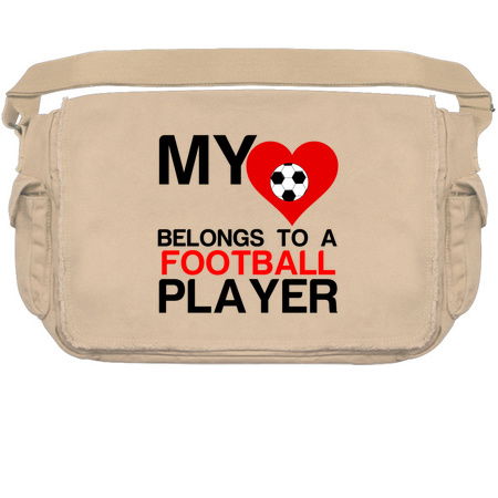 Heart belongs to a Football player funny sports tiny thumbnail