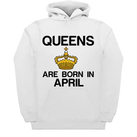 Queens are born in April funny birthday tiny thumbnail
