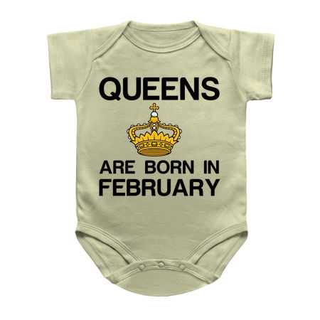Queens are born in February funny birthday tiny thumbnail