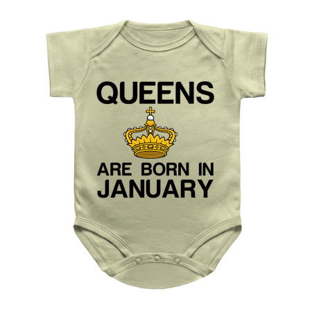 Queens are born in January funny birthday tiny thumbnail