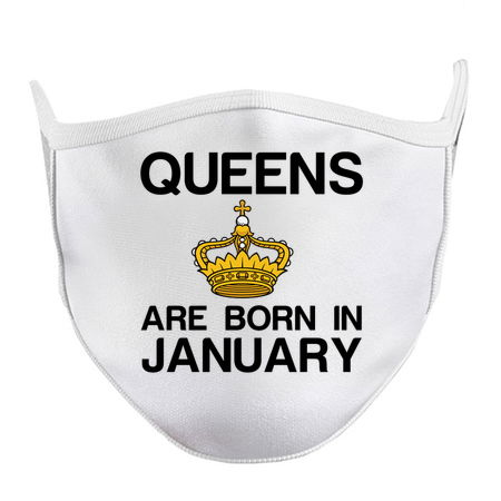 Queens are born in January funny birthday tiny thumbnail