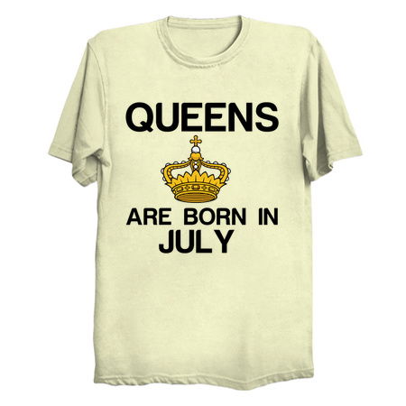 Queens are born in July funny birthday tiny thumbnail