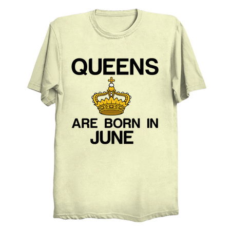 Queens are born in June funny birthday tiny thumbnail