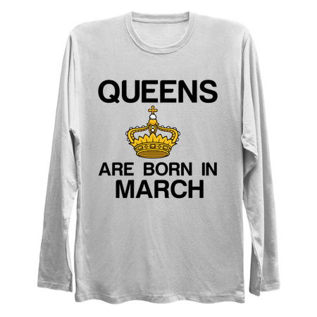 Queens are born in March funny birthday tiny thumbnail