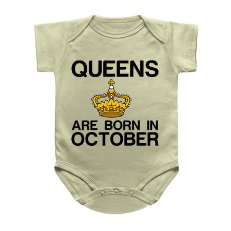 Queens are born in October funny birthday tiny thumbnail