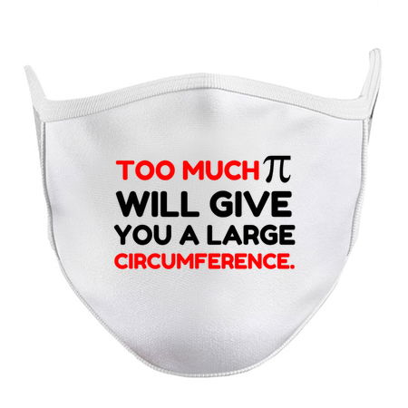Too much pi large circumference funny mathematics tiny thumbnail