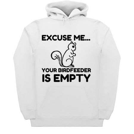Squirrel bird feeder empty funny tiny thumbnail