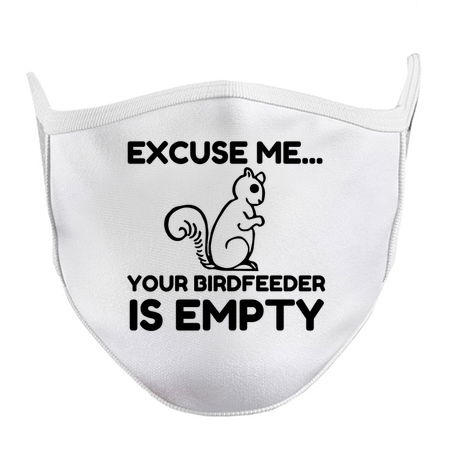 Squirrel bird feeder empty funny tiny thumbnail