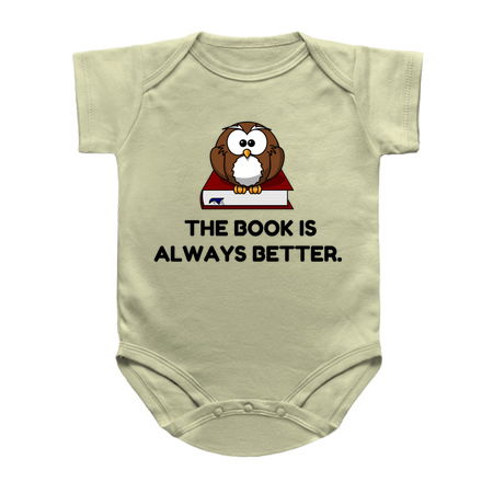 The book is always better owl funny tiny thumbnail