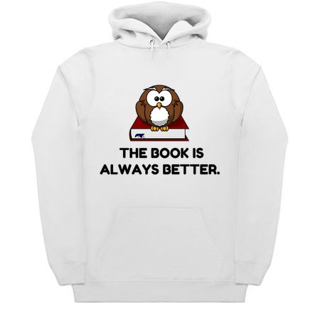 The book is always better owl funny tiny thumbnail