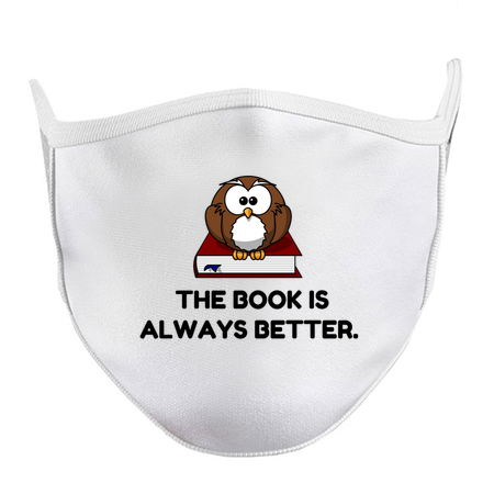 The book is always better owl funny tiny thumbnail