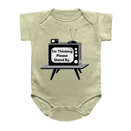 Thinking stand by funny television tiny thumbnail