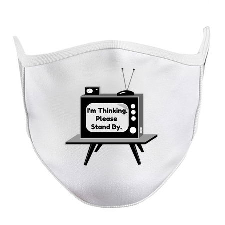 Thinking stand by funny television tiny thumbnail