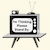 Thinking stand by funny television tiny thumbnail