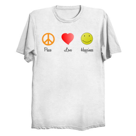 peace love happiness icons