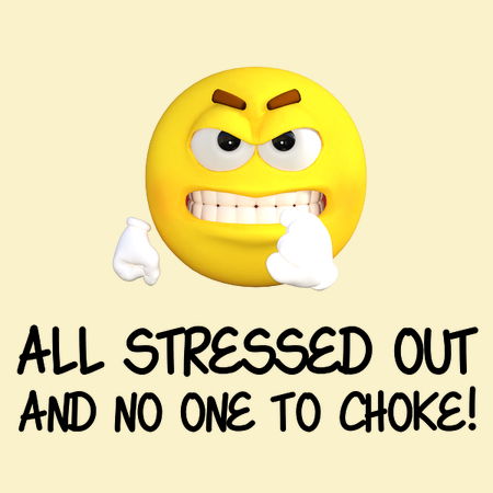 Stressed Out Funny Emoticon Neatoshop