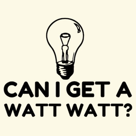 Watt Watt Light Bulb Neatoshop