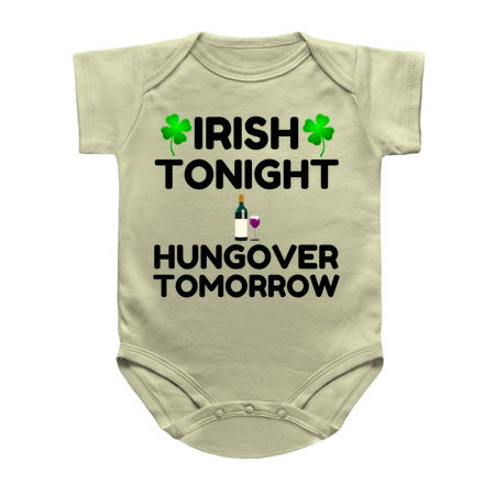 Irish tonight hungover tomorrow funny tiny thumbnail