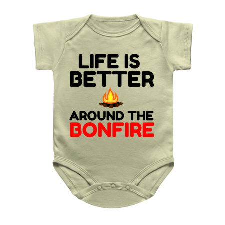 Life is better around the bonfire funny tiny thumbnail