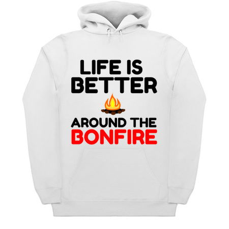 Life is better around the bonfire funny tiny thumbnail
