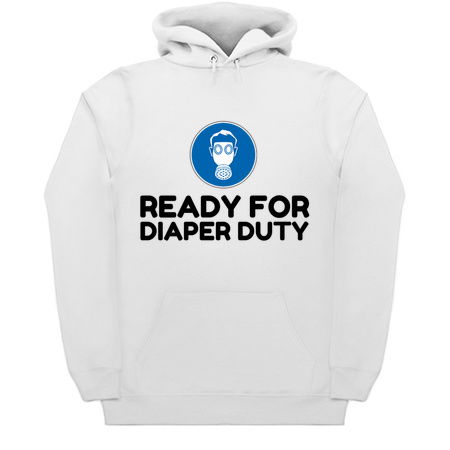 Ready for diaper duty gas mask funny tiny thumbnail