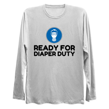 Ready for diaper duty gas mask funny tiny thumbnail