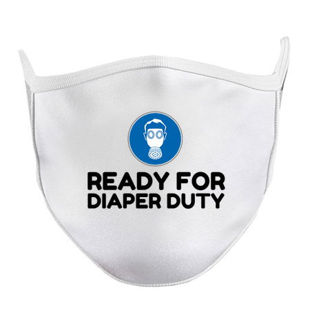 Ready for diaper duty gas mask funny tiny thumbnail