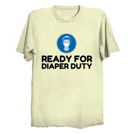Ready for diaper duty gas mask funny tiny thumbnail