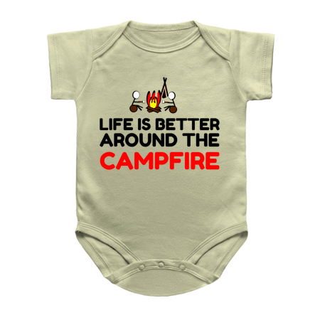 Life is better around the camp fire funny tiny thumbnail