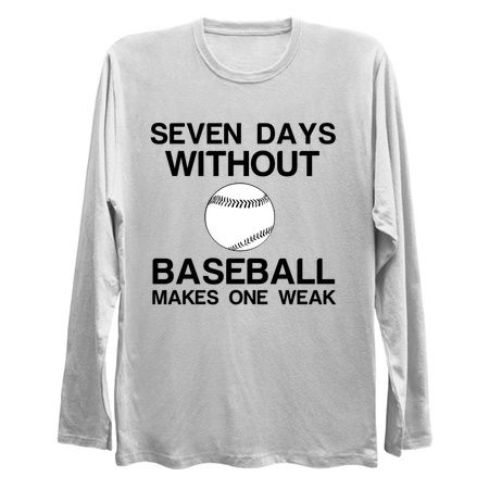SEVEN DAYS WITHOUT BASEBALL MAKES ONE WEAK tiny thumbnail