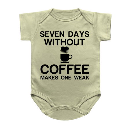 SEVEN DAYS WITHOUT COFFEE MAKES ONE WEAK tiny thumbnail