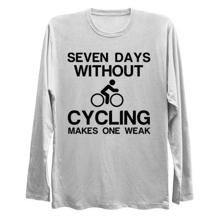 SEVEN DAYS WITHOUT CYCLING MAKES ONE WEAK tiny thumbnail