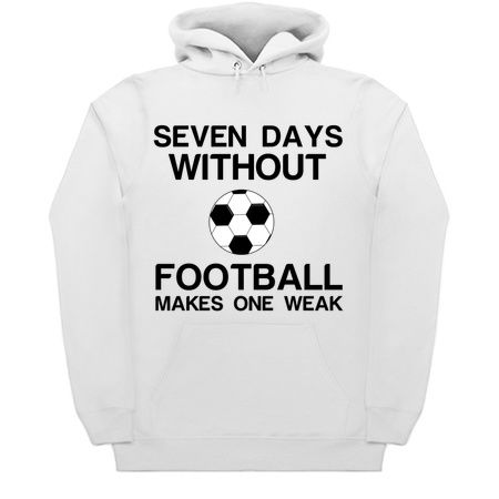 SEVEN DAYS WITHOUT FOOTBALL MAKES ONE WEAK tiny thumbnail