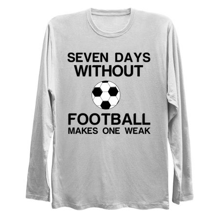 SEVEN DAYS WITHOUT FOOTBALL MAKES ONE WEAK tiny thumbnail