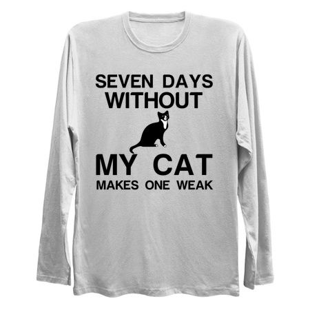 SEVEN DAYS WITHOUT MY CAT MAKES ONE WEAK tiny thumbnail