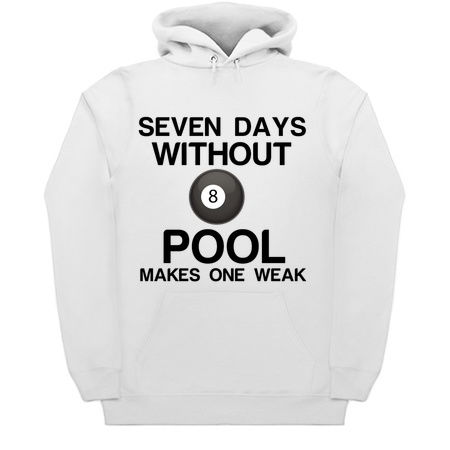 SEVEN DAYS WITHOUT POOL MAKES ONE WEAK tiny thumbnail